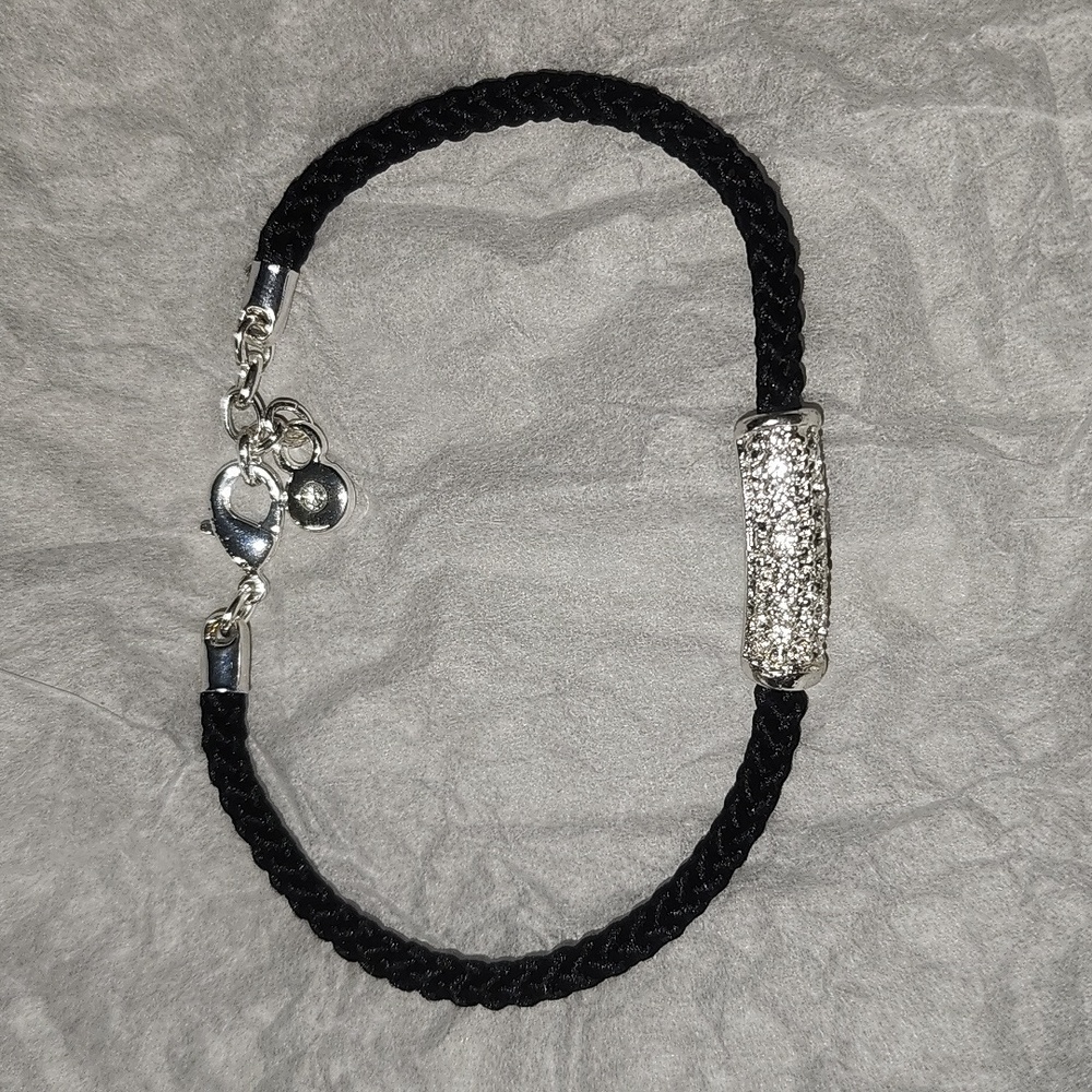 Pave bar adjustable bracelet